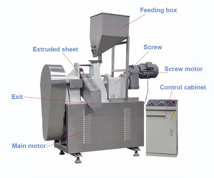  Kurkure Cheetos Nik Nak Snack Food Making Extruder Machine 